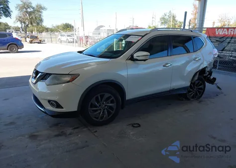 2016 Nissan Rogue Sl из США, поврежденный, VIN KNMAT2MTXGP668207